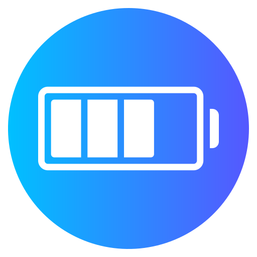 batterij status Generic gradient fill icoon