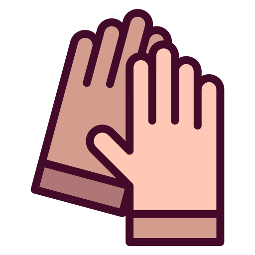 handschuhe Generic color lineal-color icon