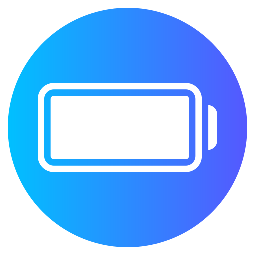 volle batterij Generic gradient fill icoon