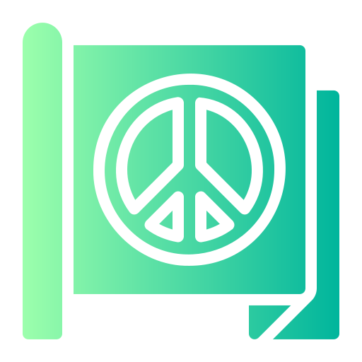 平和の旗 Generic gradient fill icon