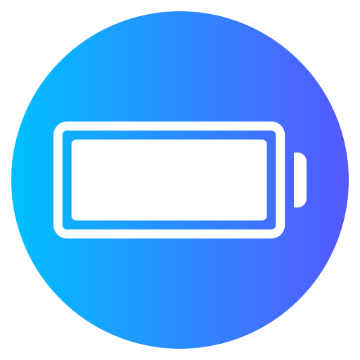 volle batterij Generic gradient fill icoon