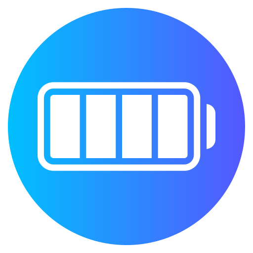 volle batterij Generic gradient fill icoon