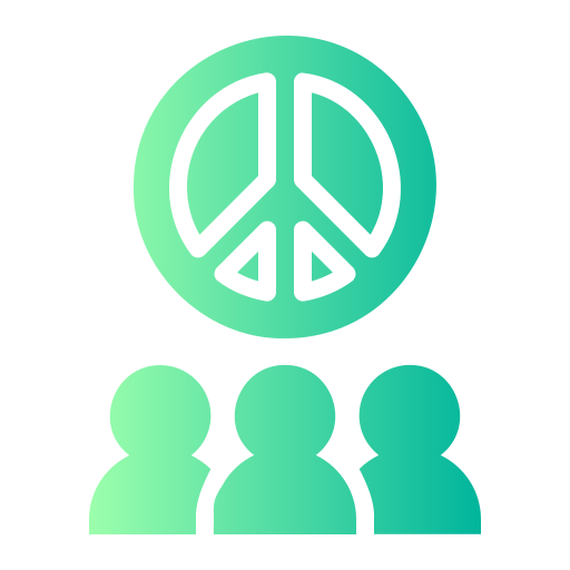 Peace Generic gradient fill icon