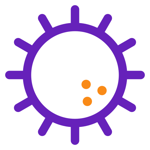 virus Generic color outline Icône