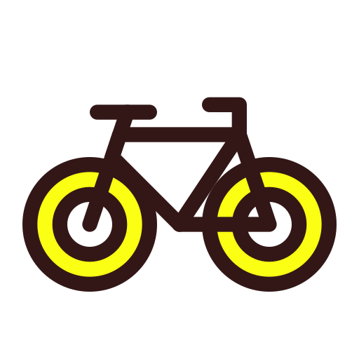 bicicleta Generic color lineal-color icono