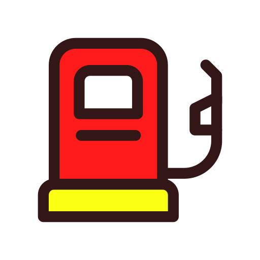 ガソリンスタンド Generic color lineal-color icon