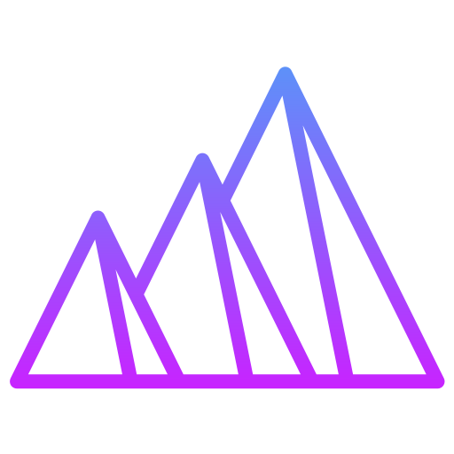 Ägypten-pyramide Generic gradient outline icon