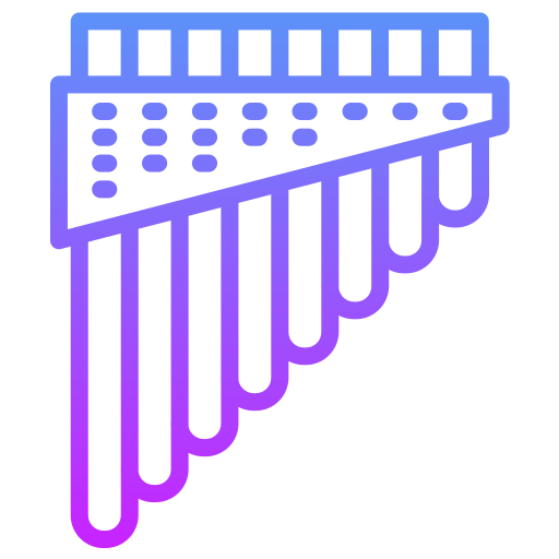 flauta de pan Generic gradient outline icono
