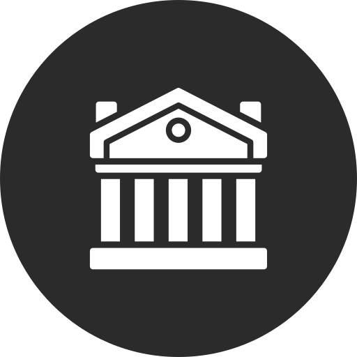 Parthenon Generic black fill icon