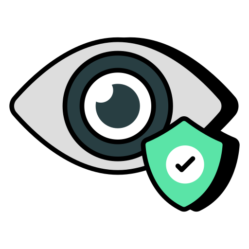 oog verzekering Generic color fill icoon