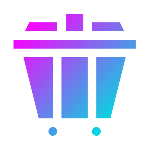 Dumpster Generic gradient fill icon