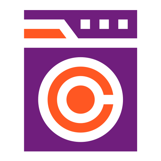 洗濯機 Generic color fill icon