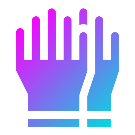 rubberen handschoen Generic gradient fill icoon