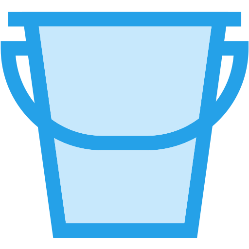 Bucket Generic color lineal-color icon