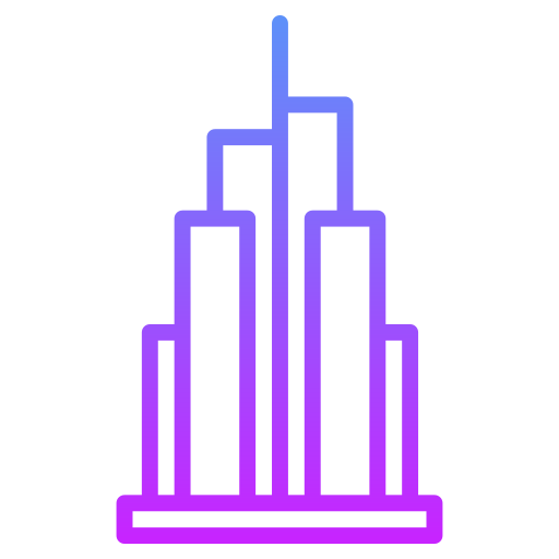 burj khalifa Generic gradient outline icono