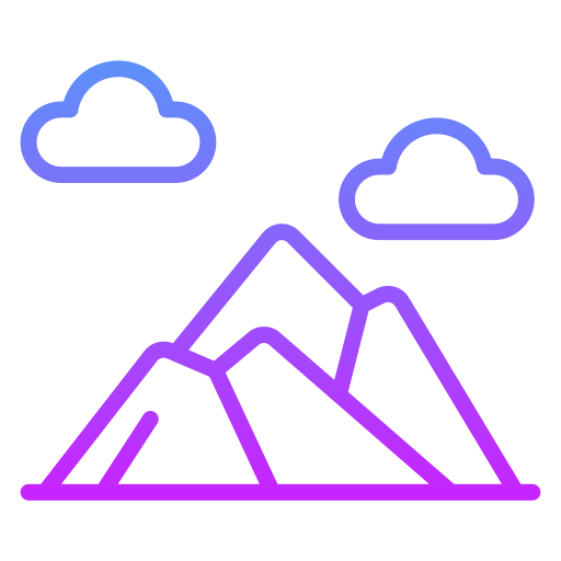 montañas Generic gradient outline icono