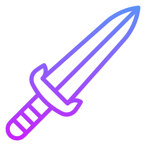 Dagger Generic gradient outline icon