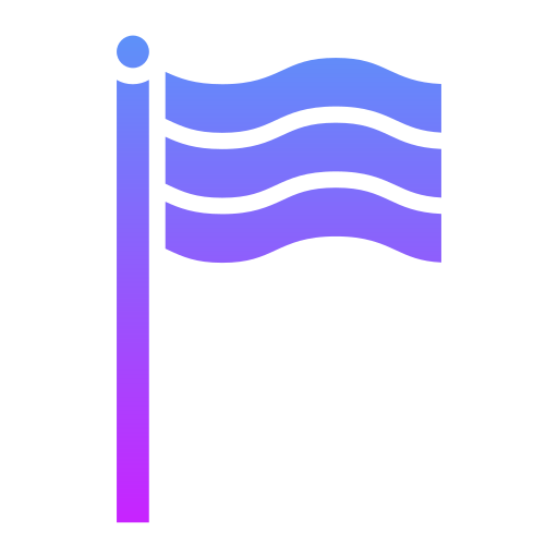ドバイの旗 Generic gradient fill icon