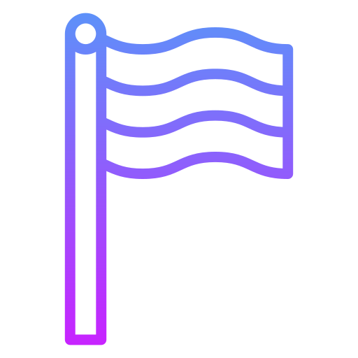 dubai-vlag Generic gradient outline icoon