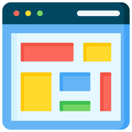 seitenlayout Generic color fill icon