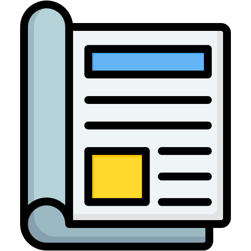 Magazine Generic color lineal-color icon