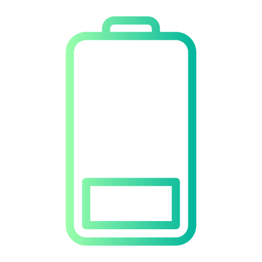 Low battery Generic gradient outline icon