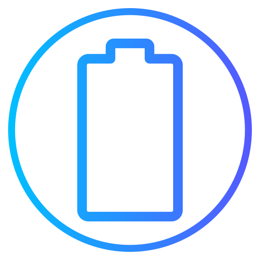 leere batterie Generic gradient fill icon