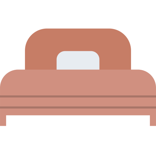 Односпальная кровать Generic color fill иконка