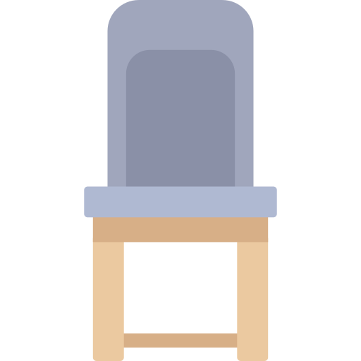 Dining chair Generic color fill icon