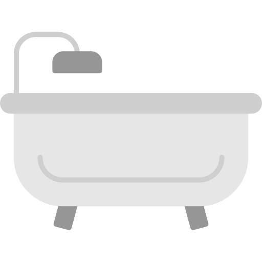Bath tub Generic color fill icon