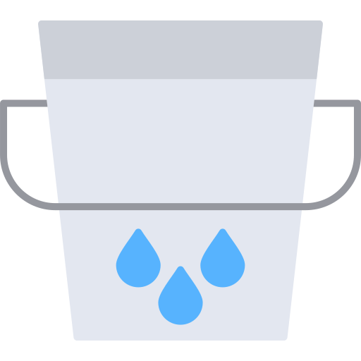 Water bucket Generic color fill icon