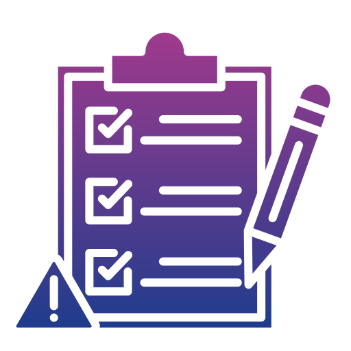 Assessment Generic gradient fill icon