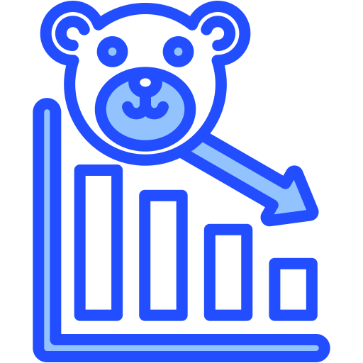 rynek niedźwiedzia Generic color lineal-color ikona