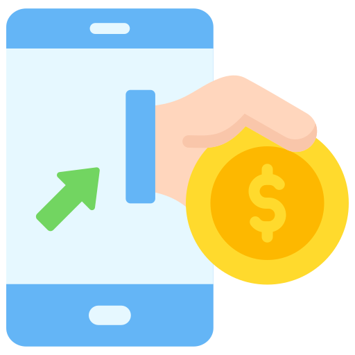 Online money Generic color fill icon