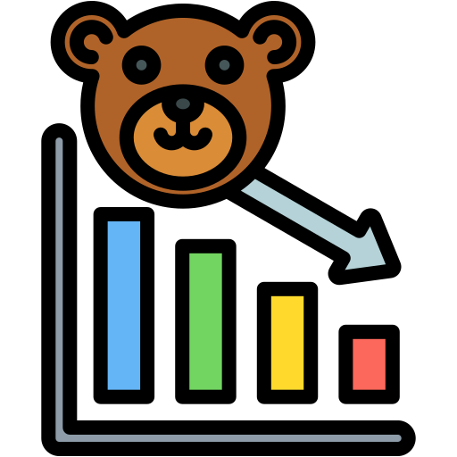 rynek niedźwiedzia Generic color lineal-color ikona