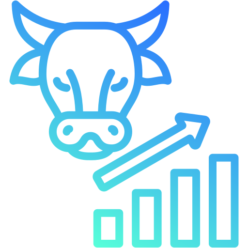 Bull market Generic gradient outline icon