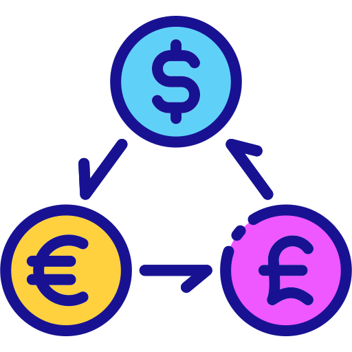 Обмен валют Generic color lineal-color иконка