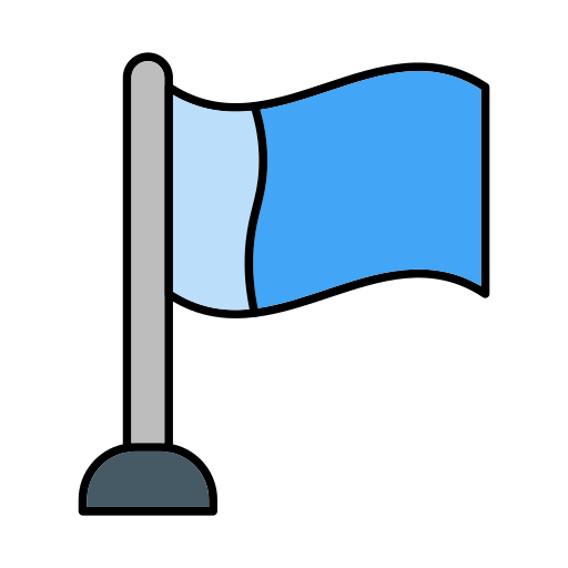 gekennzeichnet Generic color lineal-color icon