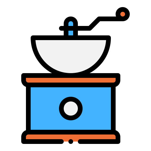 コーヒーミル Generic color lineal-color icon