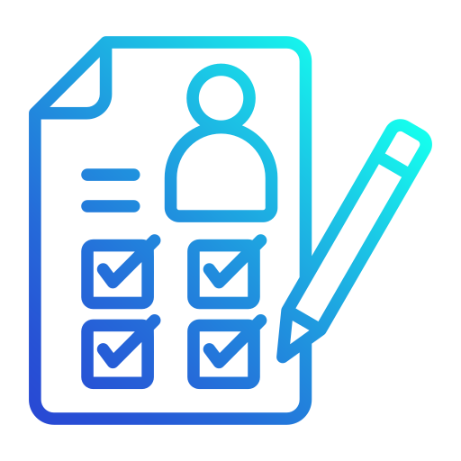 Assessment Generic gradient outline icon