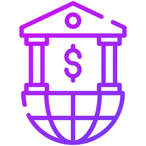 banca global Generic gradient outline icono