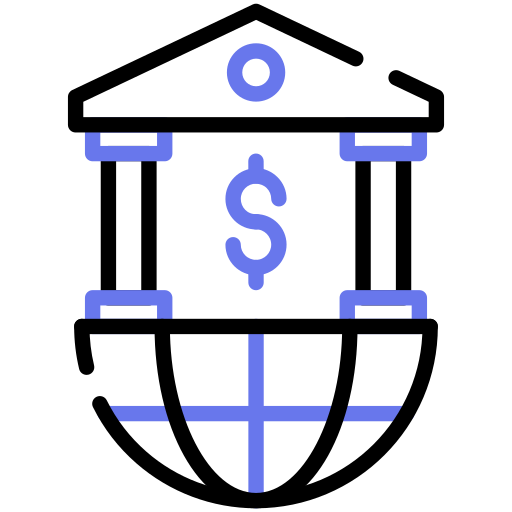 globalna bankowość Generic color outline ikona