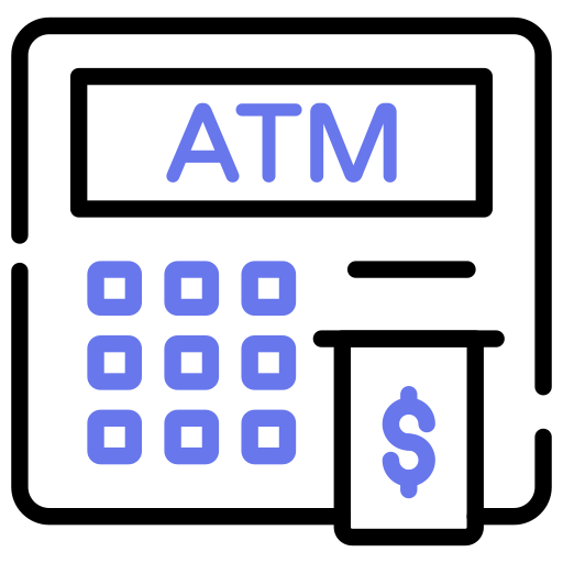 Банкомат Generic color outline иконка