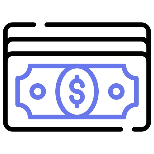 紙幣 Generic color outline icon