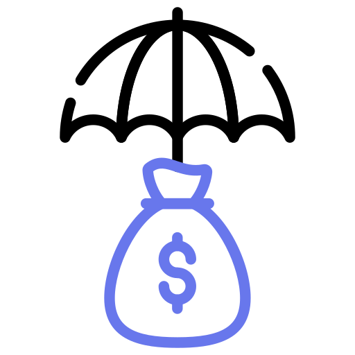 金融保険 Generic color outline icon