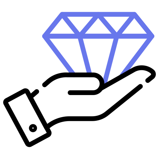 Алмаз Generic color outline иконка