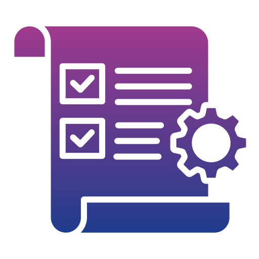 plan działania Generic gradient fill ikona