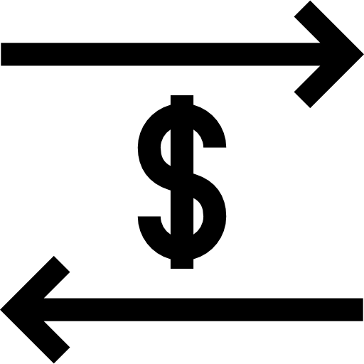 Обмен Basic Straight Filled иконка