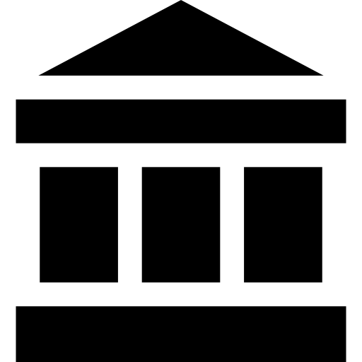 banca Basic Straight Filled icona