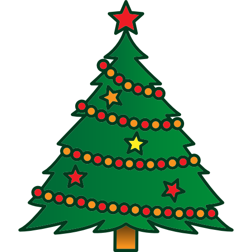 árbol de navidad  icono